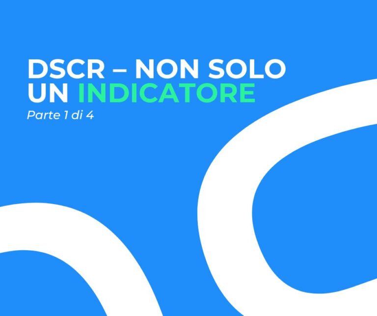 DSCR – NON SOLO UN INDICATORE (parte 1 di 4)